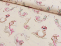 Baumwoll Jersey Digital Druck Magic Mermaids - Teatime Baumwoll Jersey Digital Druck Magic Mermaids - Teatime