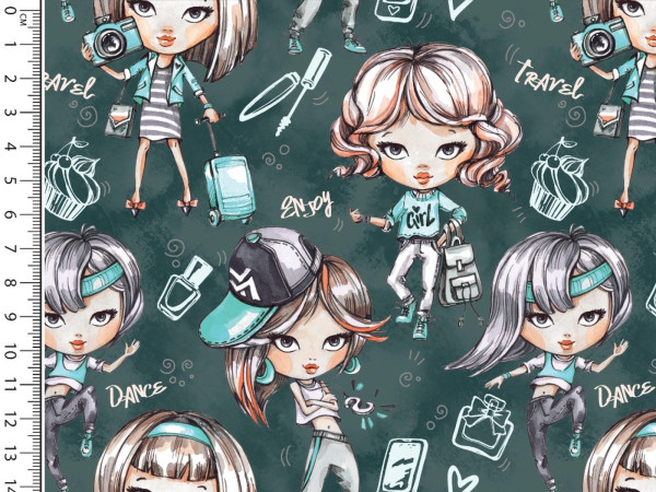 Alpenfleece Digital Druck Girls