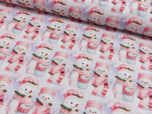 Baumwoll Popeline Druck Weihnachten