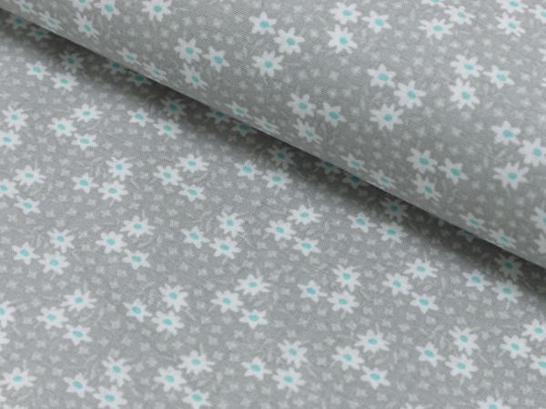 Baumwoll Druck Floral Midinette