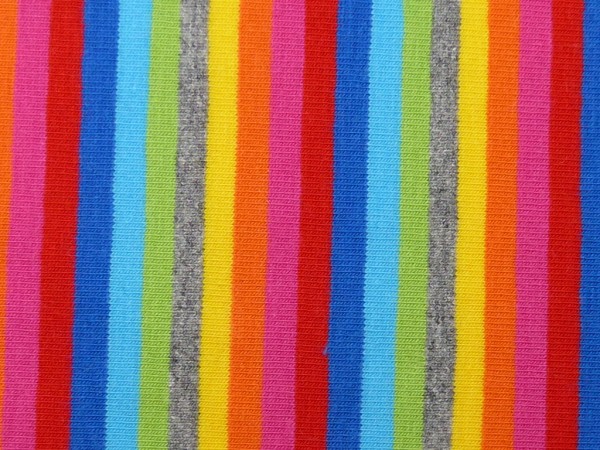Baumwoll Jersey Multicolor Streifen