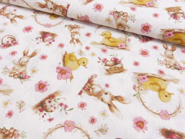 Deko Digital Druck Ostern Hase und Küken