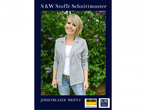 Schnittmuster Jerseyblazer "Britta" by S&W Stoffe