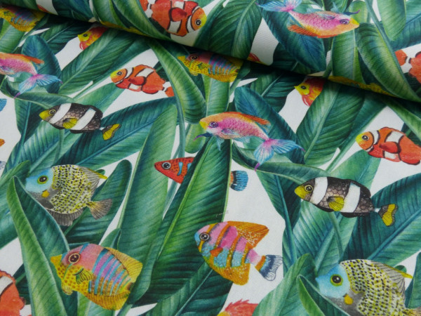 Canvas Digital Druck Tropical Fish