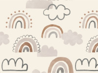 French Terry Digital Druck Little Animals - Rainbow French Terry Digital Druck Little Animals - Rainbow