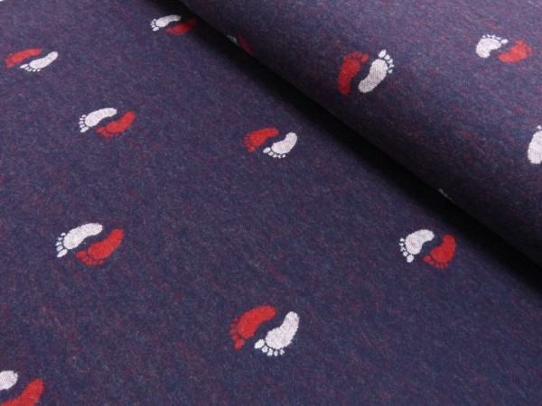Baumwoll Jacquard Footsteps