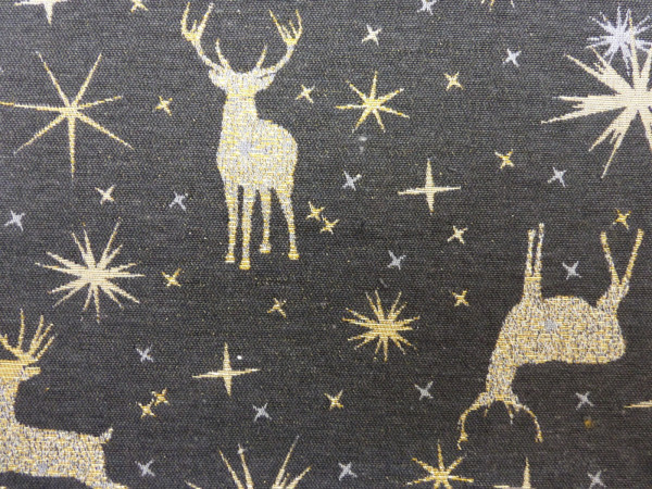 Jacquard Lurex Weihnachten