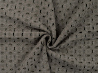 Lochstickerei Viskose Leinen Melange Lochstickerei Viskose Leinen Melange