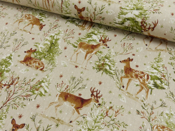 Deko Druck Rehe