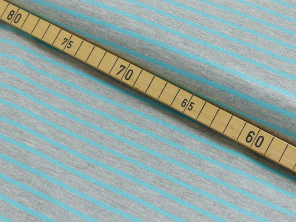 Baumwoll Jersey Streifen beschichtet