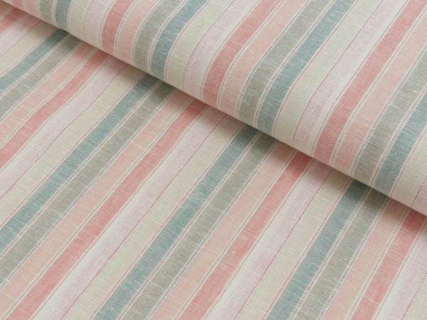 Lurex Leinen Streifen