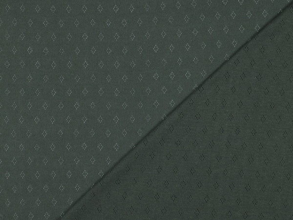 Pointoille Ajour Feinstrickjersey