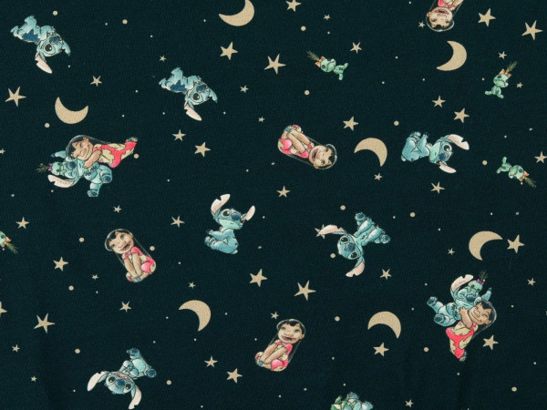 Baumwoll Jersey Digitaldruck "Lilo & Stitch"