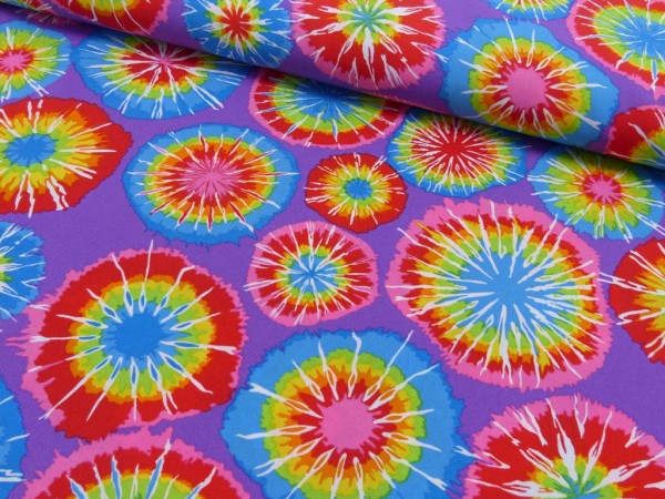 Polyester Druck Mandala