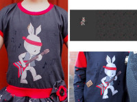 Baumwoll Jersey Druck rockerhase (Panel) by emmapünktchen Baumwoll Jersey Druck rockerhase (Panel) by emmapünktchen