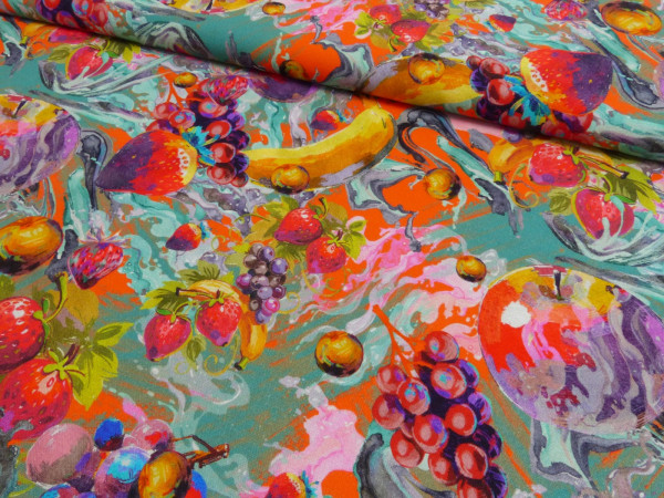 Canvas Digital Druck Fruit Smoothie Splash