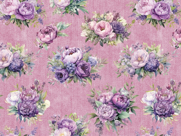 French Terry Druck PEONIE LOVE by Jessy Sewing