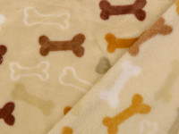 Micro Fleece Druck Knochen Micro Fleece Druck Knochen