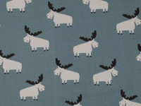 Baumwoll Jersey Druck Elch Baumwoll Jersey Druck Elch