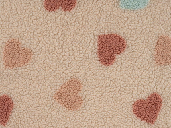 Teddy Jacquard Herzen