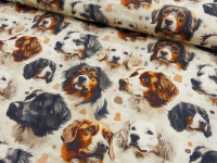 Popeline Digital Druck Hunde Popeline Digital Druck Hunde