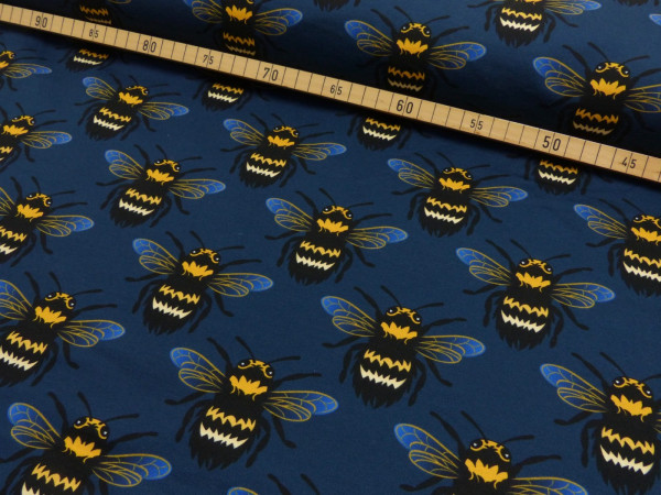 French Terry Digital Druck - Bumblebee Love - BEE BUMBLEBEE