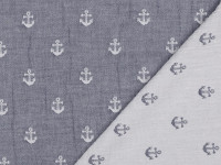 Double Gauze Jacquard Anker - Double Face Double Gauze Jacquard Anker - Double Face