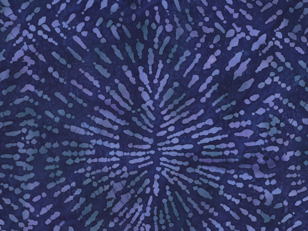 Viskose Druck Batik handgefertigt