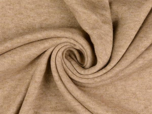 Viskose Strick melange uni