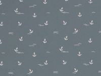 Baumwoll Jersey Druck Anker Baumwoll Jersey Druck Anker