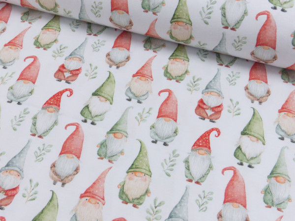 Baumwoll Jersey Digital Druck Wichtel