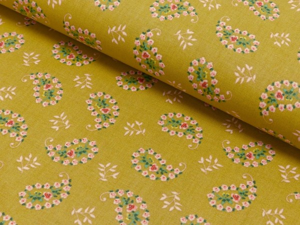 Baumwoll Druck Floral Sarah