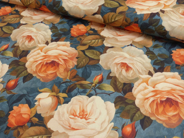 Deko Digital Druck Blüten Rosen