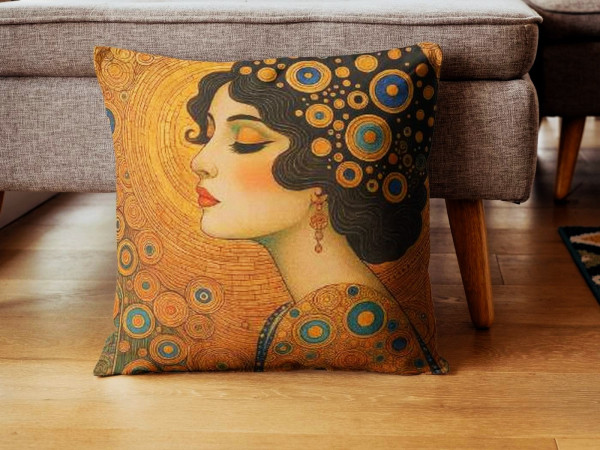 Panel Druck "Klimt Serenity" - schwere Webware für Kissen, Taschen etc.
