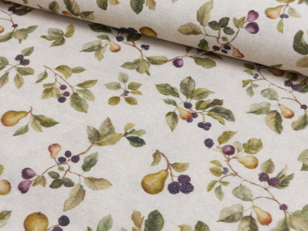 Deko Druck Birne und Beeren