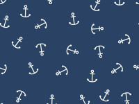 Baumwoll Jersey Druck Anker Baumwoll Jersey Druck Anker