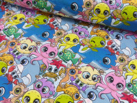 French Terry Digital Druck Partyanimals by Herzberührt French Terry Digital Druck Partyanimals by Herzberührt