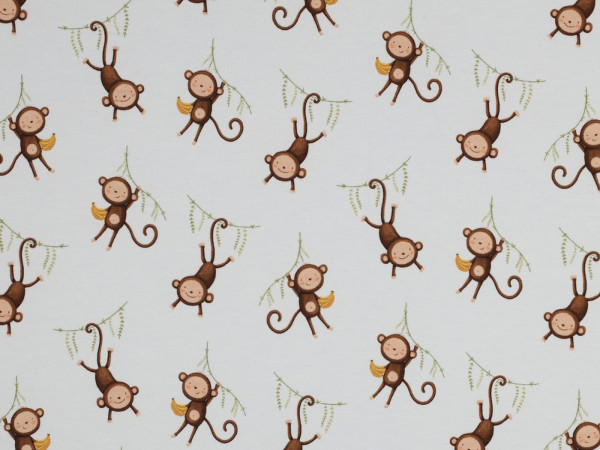 Baumwoll Jersey Digital Druck Animals