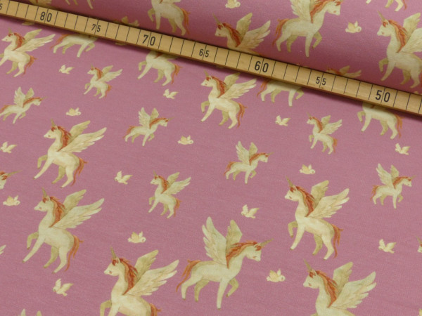 Baumwoll Jersey Digital Druck Fairyland - Unicorn