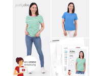 Schnittmuster "Alina" Basicshirt by pattydoo Schnittmuster "Alina" Basicshirt by pattydoo