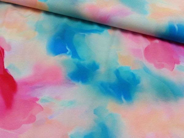 Viskose Digitaldruck Batik