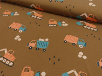 Baumwoll Jersey Druck Kleine Bauarbeiter Baumwoll Jersey Druck Kleine Bauarbeiter