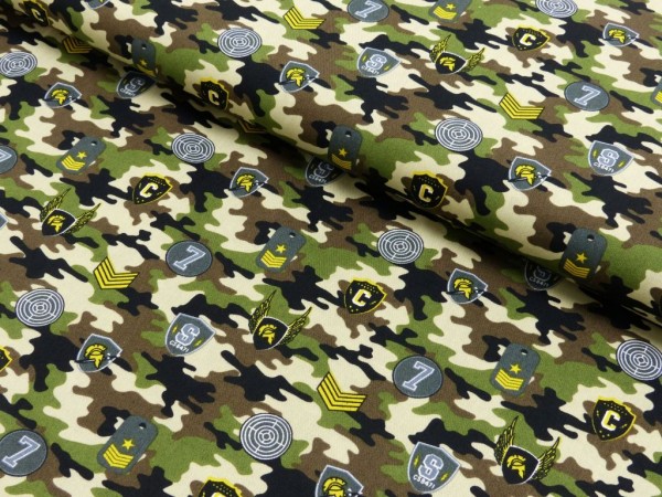 Baumwoll Druck Camouflage