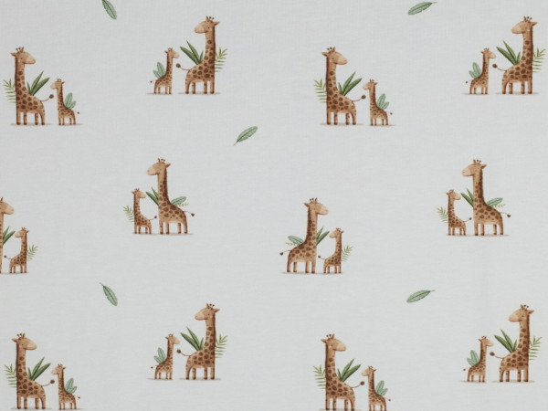 Baumwoll Jersey Digital Druck Animals