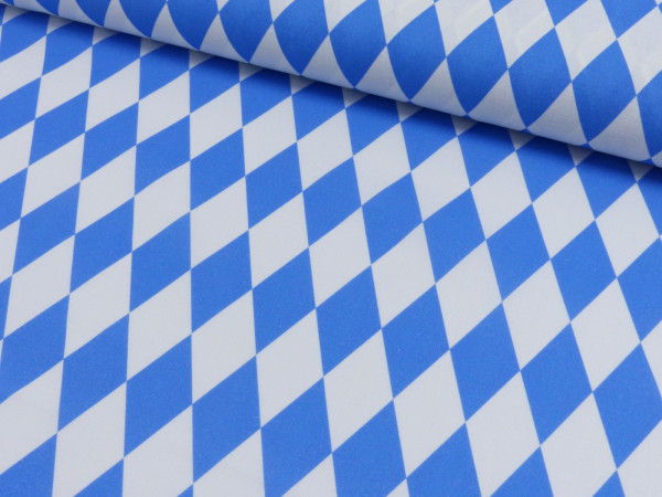Baumwoll Druck Bayernraute