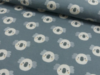 French Terry Digital Druck angeraut Little Animals - Koala French Terry Digital Druck angeraut Little Animals - Koala