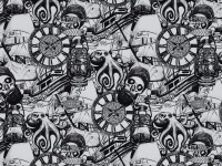 Baumwoll Jersey Digitaldruck Kraken Baumwoll Jersey Digitaldruck Kraken