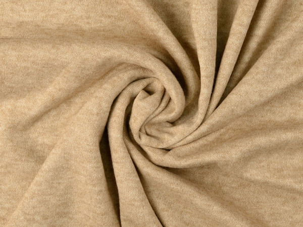 Viskose Strick melange uni