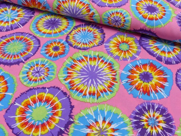 Polyester Druck Mandala