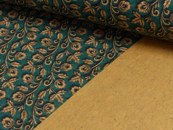 Korkstoff "Ranke" mit Geweberücken